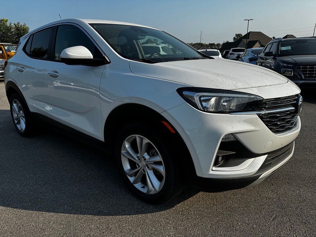 Summit White 2021 Buick Encore GX SUV / Crossover Front-Wheel Drive Continuously Variable Transmission