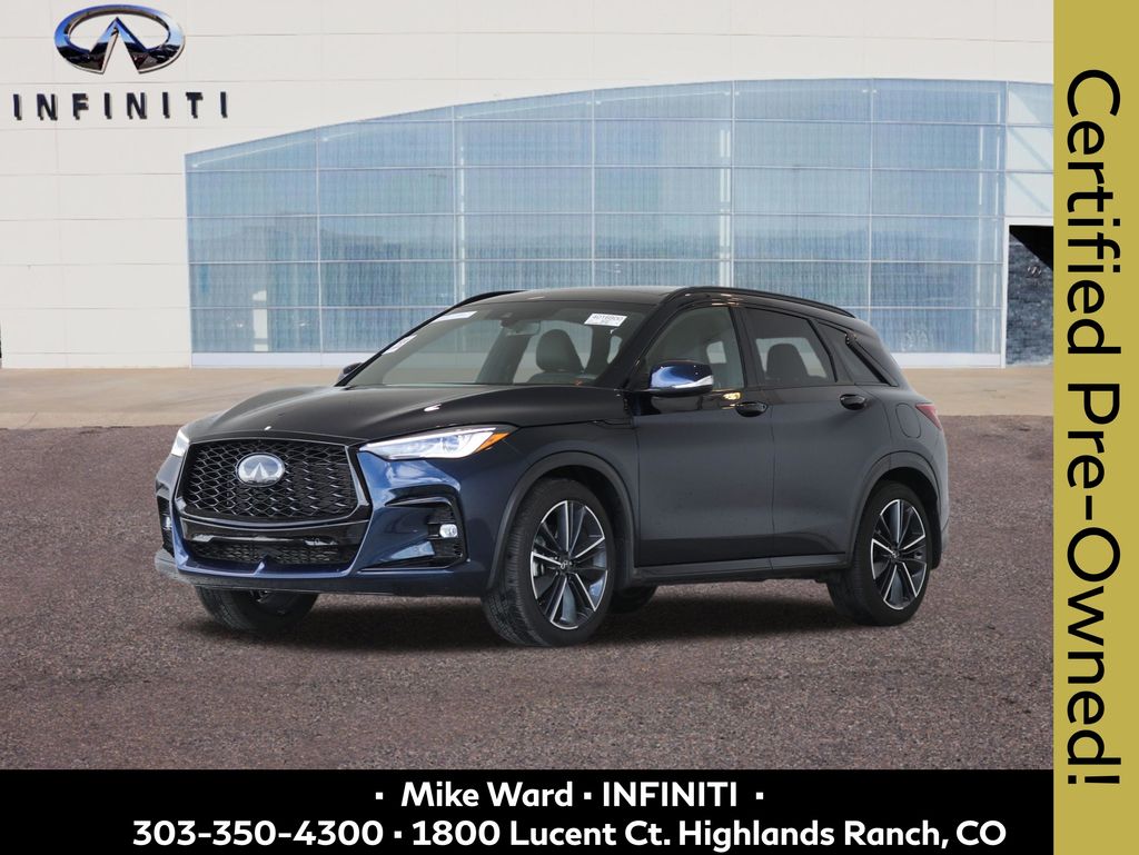 Hermosa Blue 2025 INFINITI QX50 Sport AWD SUV / Crossover All-Wheel Drive Continuously Variable Transmission