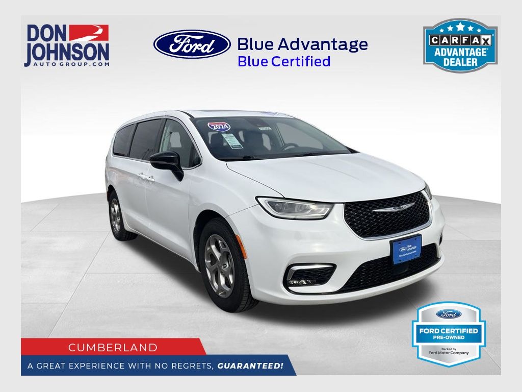 Bright White Clearcoat 2024 Chrysler Pacifica Minivan Front-Wheel Drive 9-Speed Automatic