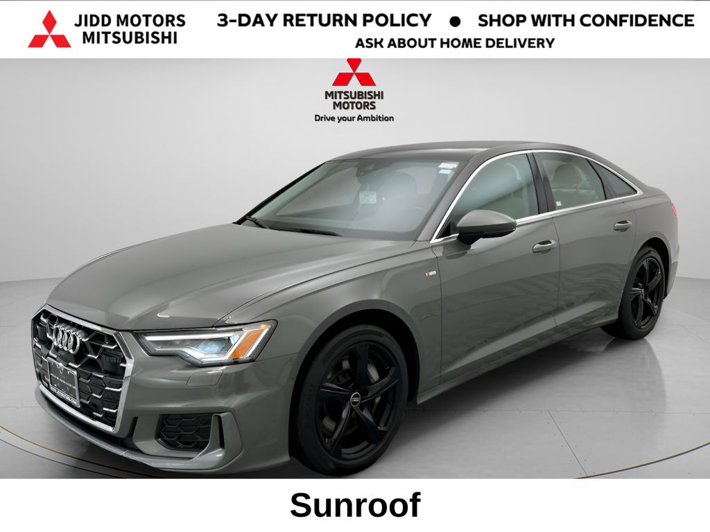 Gray 2024 Audi A6 quattro Premium Plus 55 TFSI Sedan All-Wheel Drive 7-Speed Automatic