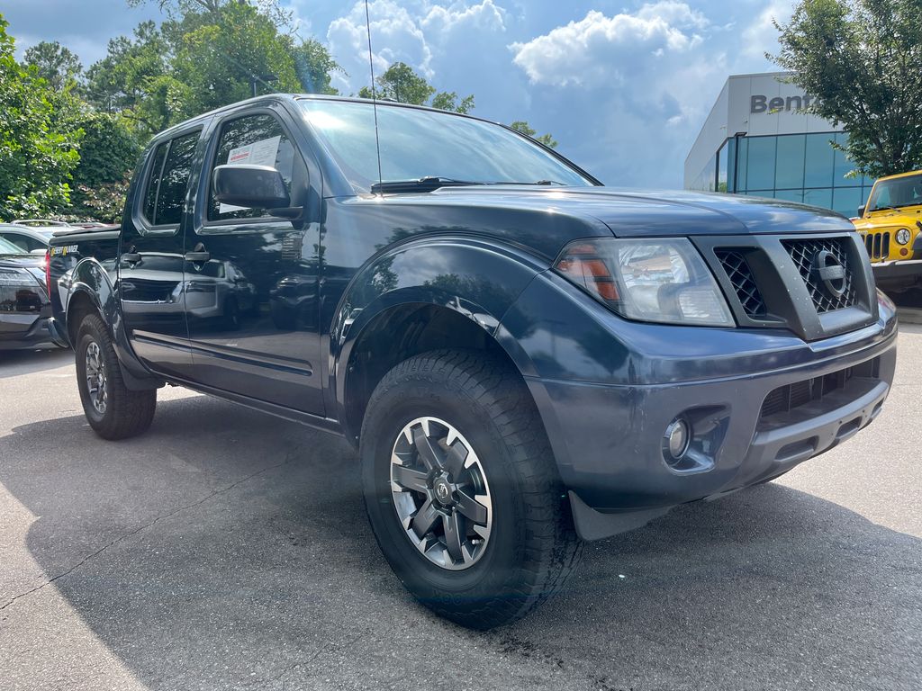 Arctic Blue Metallic 2017 Nissan Frontier Pickup Truck 4X2 5-Speed Automatic Overdrive