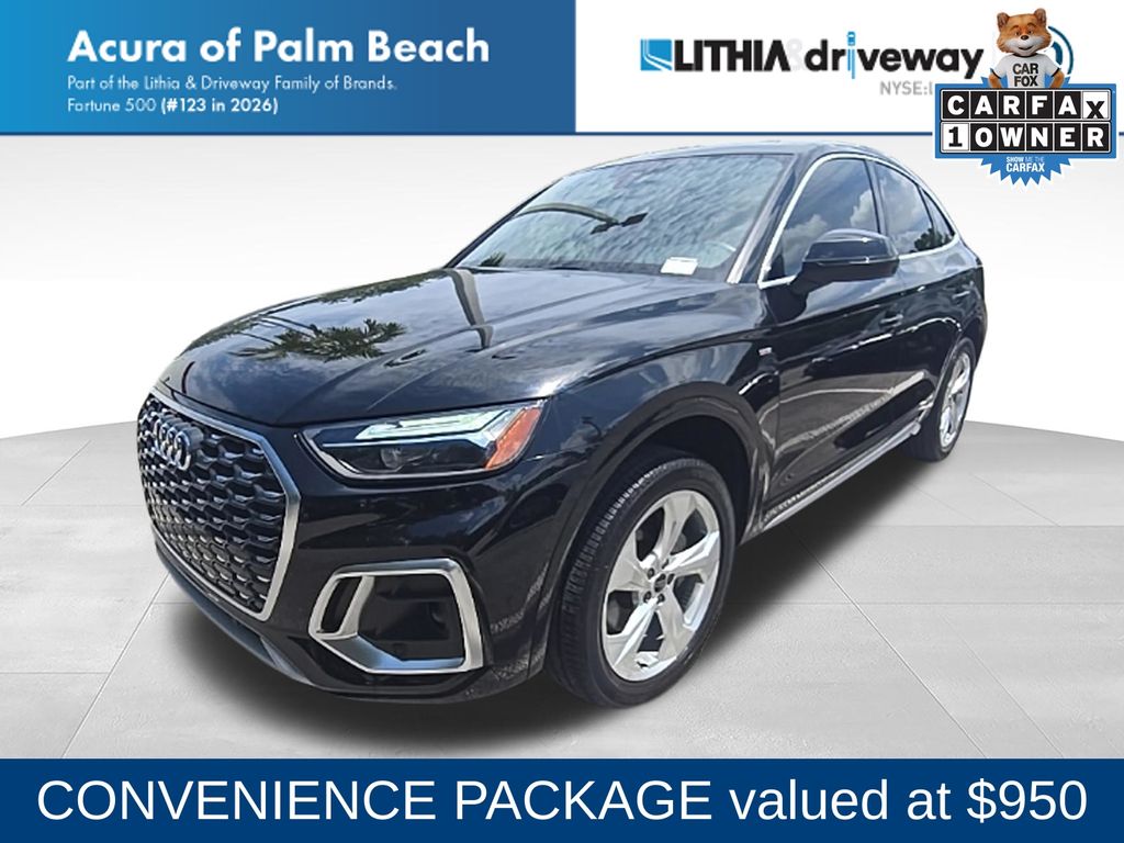 Black Metallic 2024 Audi Q5 Sportback Sedan All-Wheel Drive 7-Speed Automatic