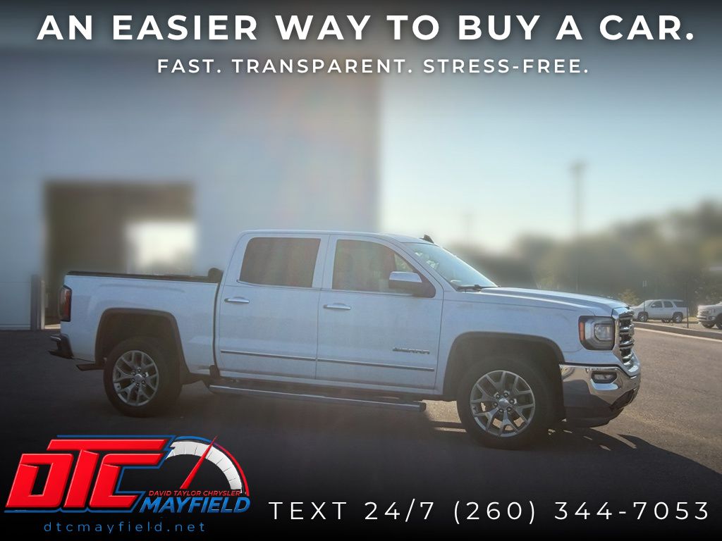 Summit White 2018 GMC Sierra 1500 Pickup Truck 4X2 6-Speed Automatic Overdrive