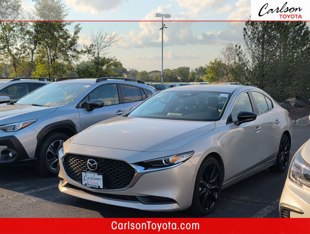 Gray (Platinum Quartz Metallic) 2025 Mazda MAZDA3 Sedan Front-Wheel Drive 6-Speed Automatic