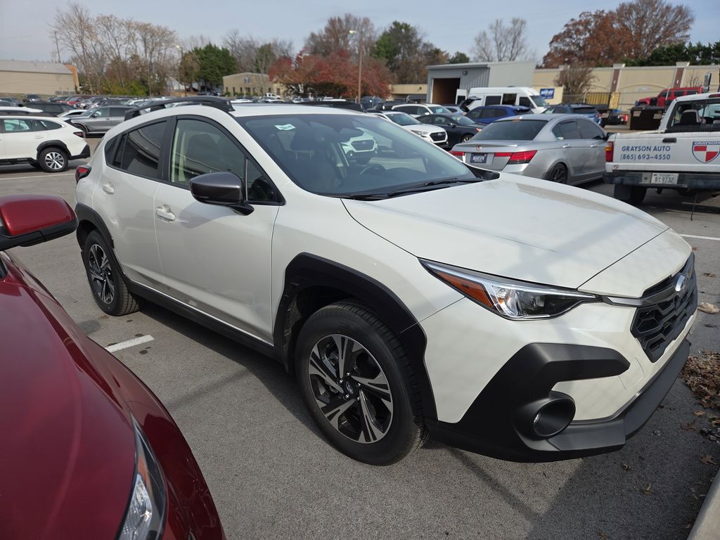 Crystal White Pearl 2025 Subaru Crosstrek Premium AWD SUV / Crossover All-Wheel Drive Continuously Variable Transmission