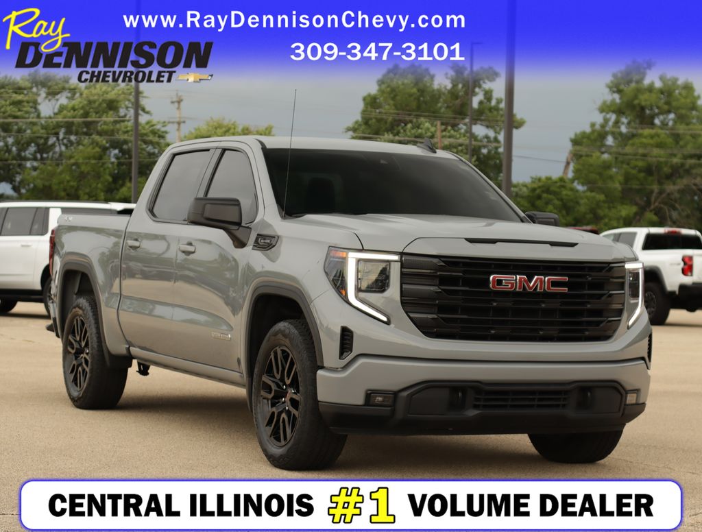 Gray 2024 GMC Sierra 1500 Pickup Truck Four-Wheel Drive 8-Speed Automatic