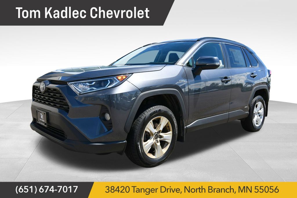 Magnetic Gray Metallic 2019 Toyota RAV4 Hybrid SUV / Crossover All-Wheel Drive Continuously Variable Transmission