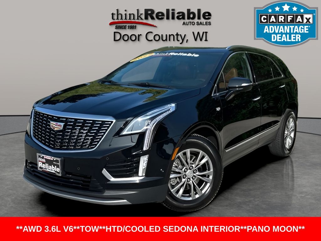 Stellar Black Metallic 2022 Cadillac XT5 SUV / Crossover Four-Wheel Drive 9-Speed Automatic