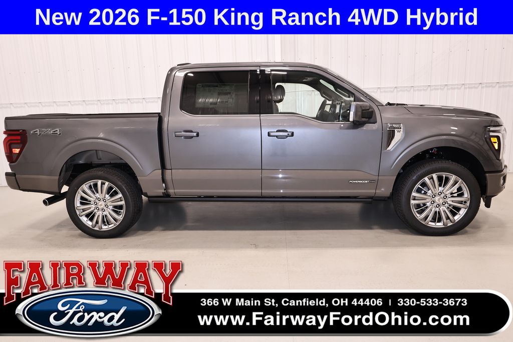 Carbonized Gray Metallic 2026 Ford F-150 Pickup Truck Four-Wheel Drive Automatic