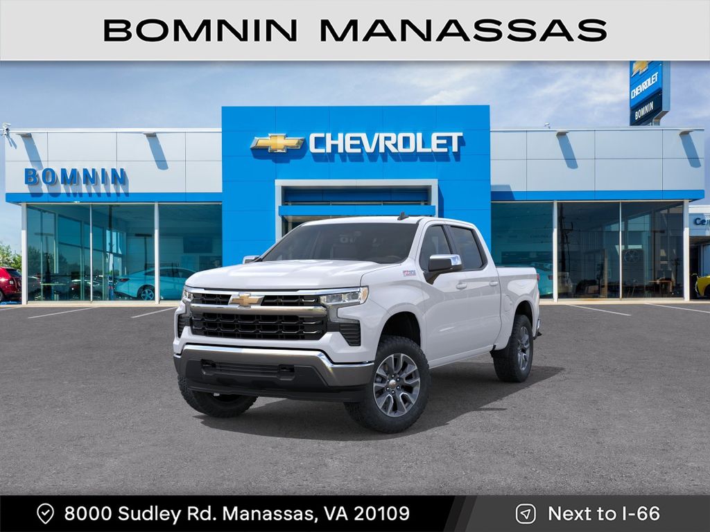 Summit White 2026 Chevrolet Silverado 1500 Pickup Truck Four-Wheel Drive Automatic