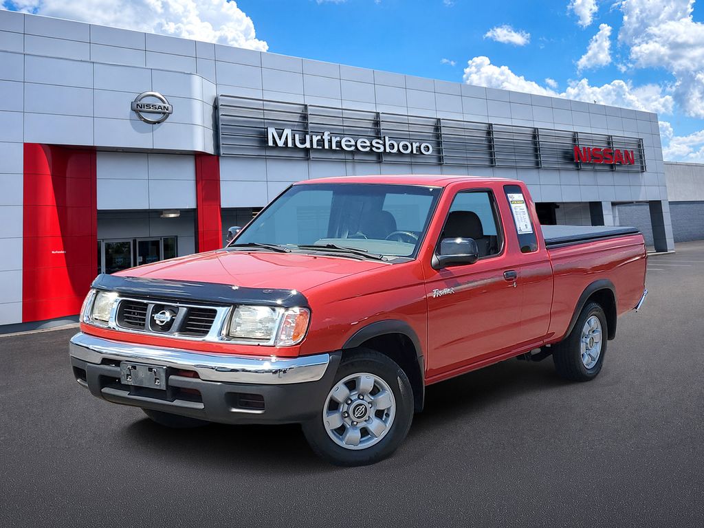 Red 1998 Nissan Frontier Pickup Truck Rear-Wheel Drive 5-Speed Manual