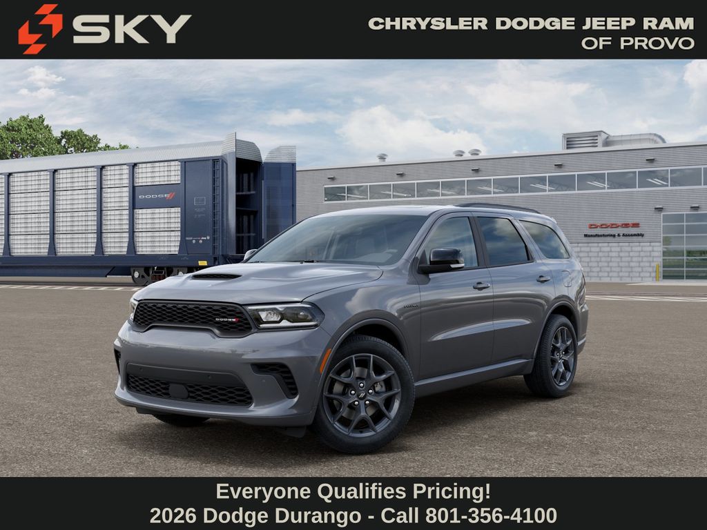 Destroyer Gray Clearcoat 2026 Dodge Durango GT HEMI Plus AWD SUV / Crossover All-Wheel Drive 8-Speed Automatic