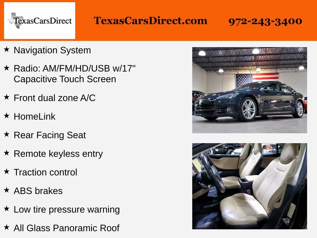 2014 Tesla Model S P85D 8