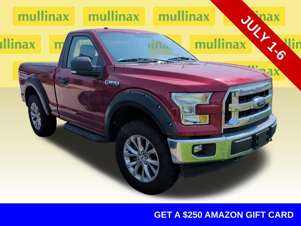 Ruby Red Metallic Tinted Clearcoat 2017 Ford F-150 Pickup Truck Four-Wheel Drive 6-Speed Automatic
