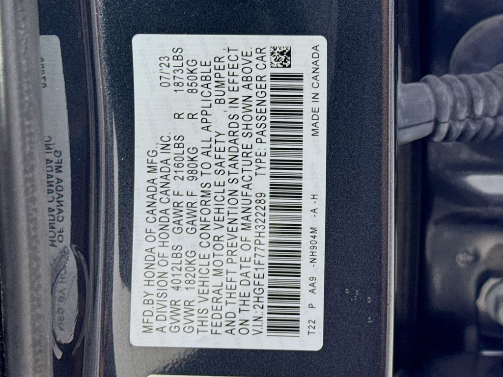 Used Car 2023 Honda Civic  Ex For Sale Under $30,000 In Austin, Texas