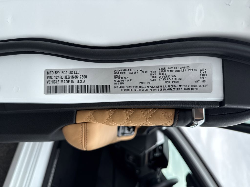 2022 Jeep Grand Cherokee Summit White at Community Toyota