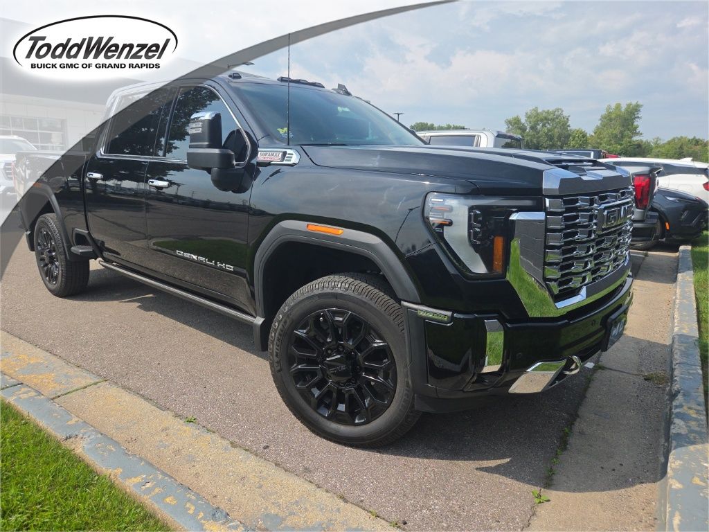 Onyx Black 2025 GMC Sierra 2500HD Pickup Truck Four-Wheel Drive Automatic