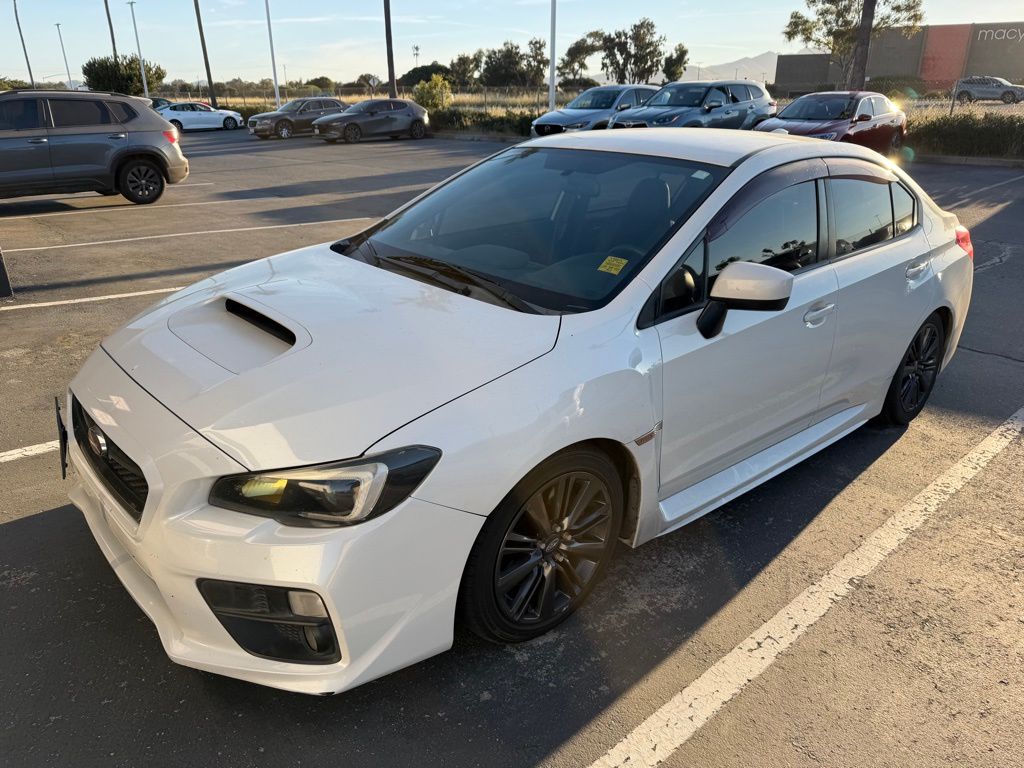 Crystal White Pearl 2015 Subaru WRX Sedan Sedan All-Wheel Drive 6-Speed Manual