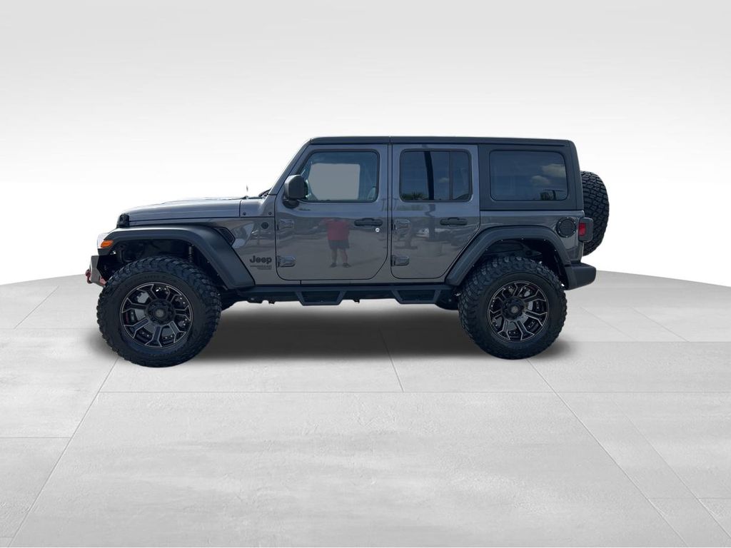 2021 Granite Crystal Metallic Clearcoat Jeep Wrangler Unlimited Sport S 4X4 SUV