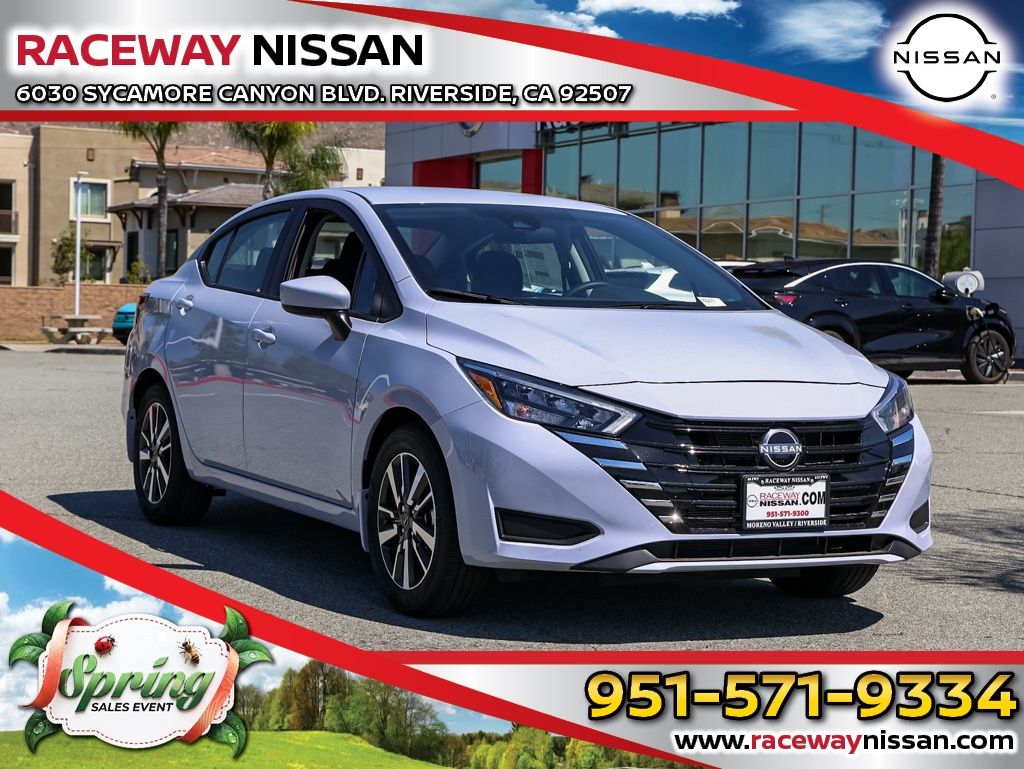 Gray Sky Pearl 2025 Nissan Versa SV FWD Sedan Front-Wheel Drive Continuously Variable Transmission