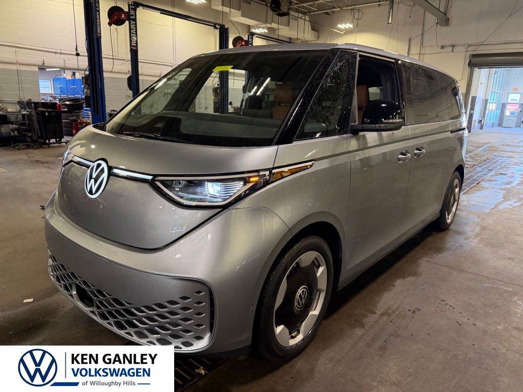 Silver 2025 Volkswagen ID.Buzz Minivan Rear-Wheel Drive Automatic