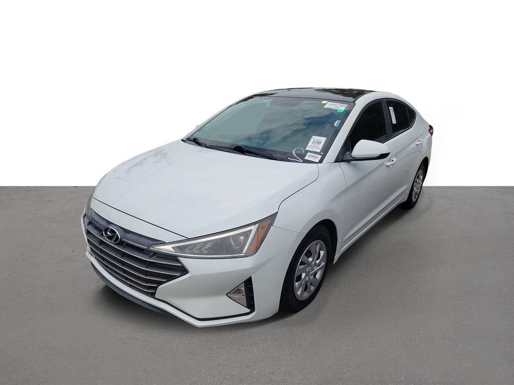 Quartz White Pearl 2019 Hyundai Elantra Sedan Front-Wheel Drive 6-Speed Automatic