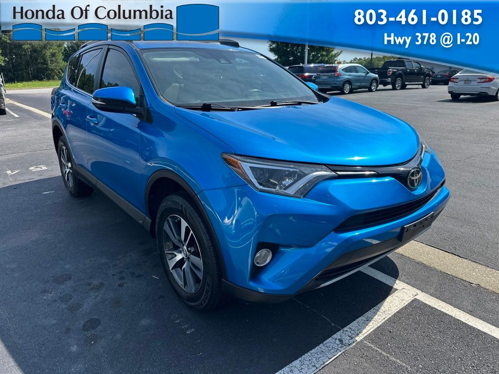 Electric Storm Blue 2018 Toyota RAV4 SUV / Crossover All-Wheel Drive 6-Speed Automatic