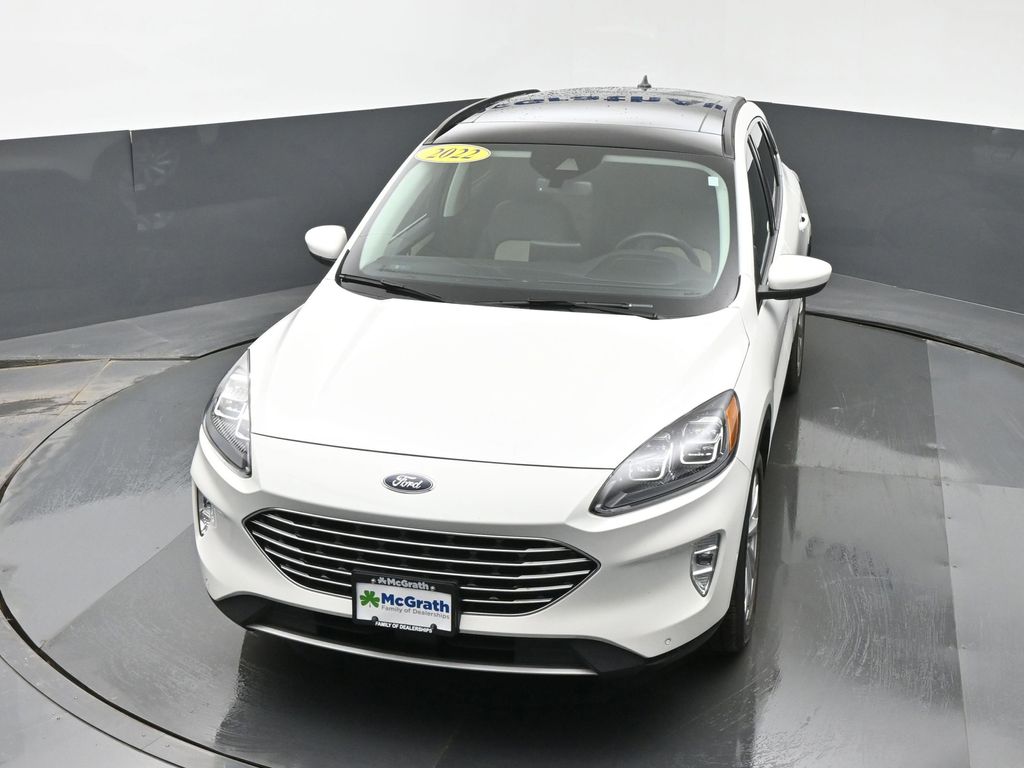 Certified Used 2022 White Ford Titanium image 24