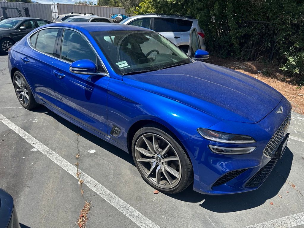 Blue 2023 Genesis G70 Sedan 8-Speed Automatic