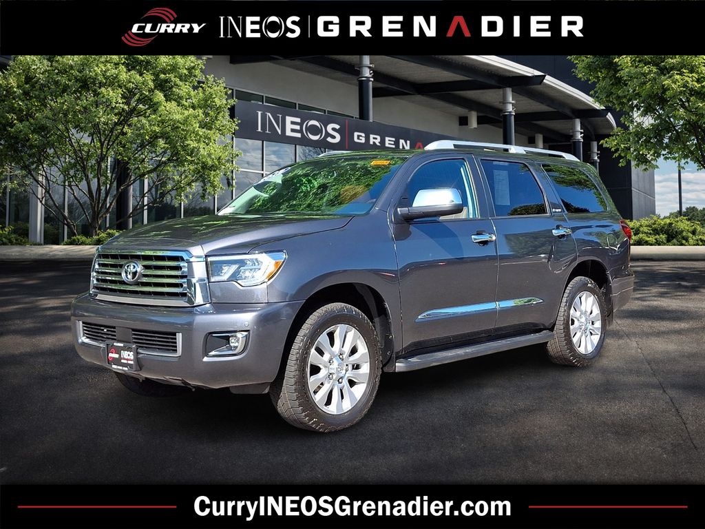 Magnetic Gray Metallic 2019 Toyota Sequoia Platinum 4WD SUV / Crossover Four-Wheel Drive 6-Speed Automatic