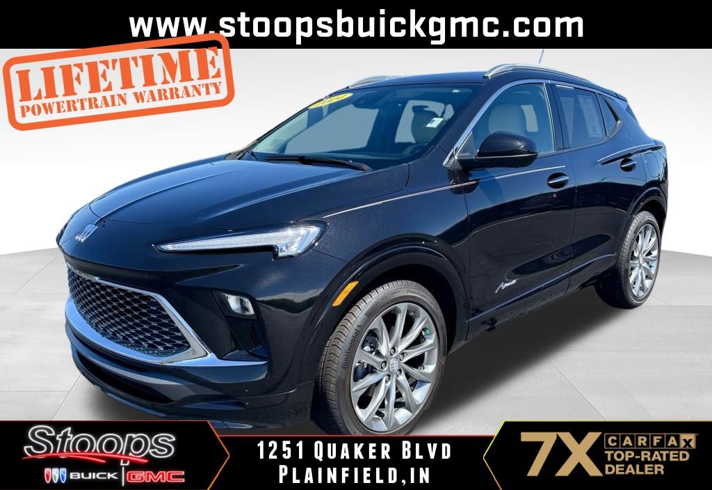 Black (Ebony Twilight Metallic) 2024 Buick Encore GX Avenir FWD SUV / Crossover Front-Wheel Drive Continuously Variable Transmission