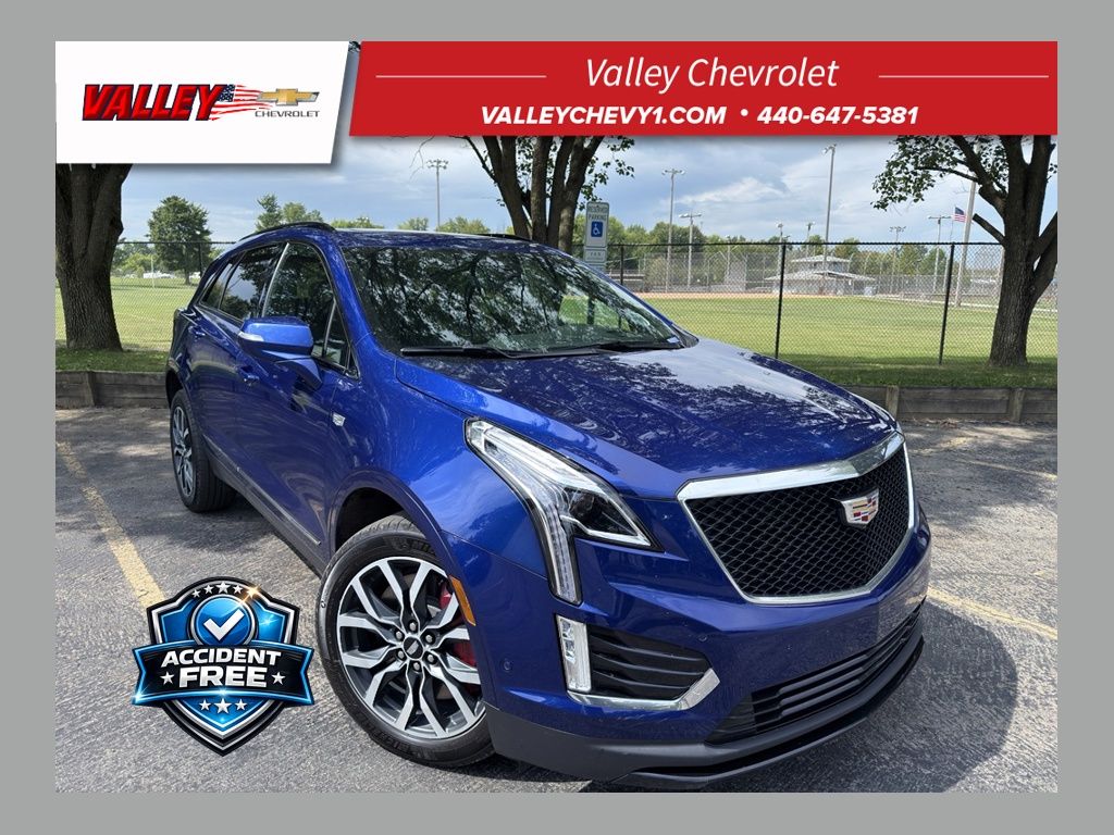Opulent Blue Metallic 2024 Cadillac XT5 SUV / Crossover Four-Wheel Drive 9-Speed Automatic
