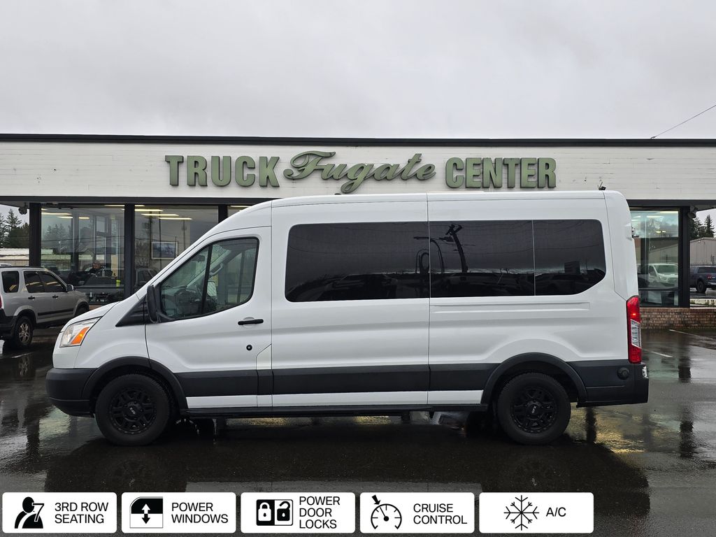 2019 Ford Transit Passenger 350 XLT Medium Roof LWB RWD with Sliding Passenger-Side Door
