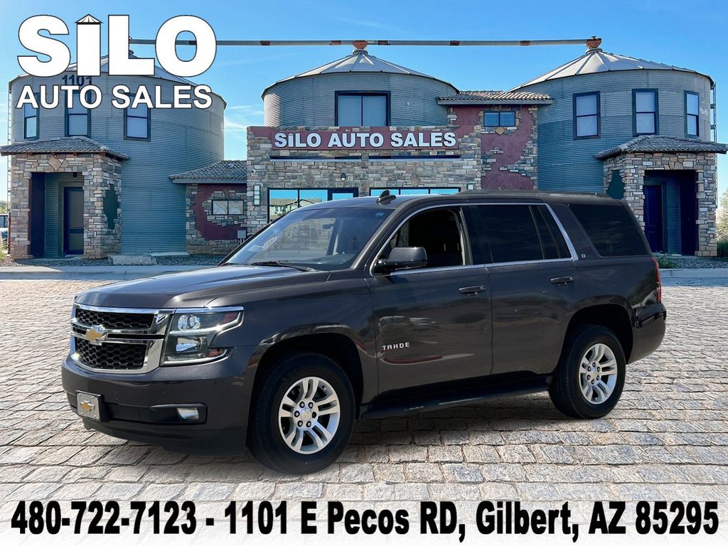 Gray (Tungsten Metallic) 2015 Chevrolet Tahoe LT RWD SUV / Crossover 4X2 6-Speed Automatic Overdrive
