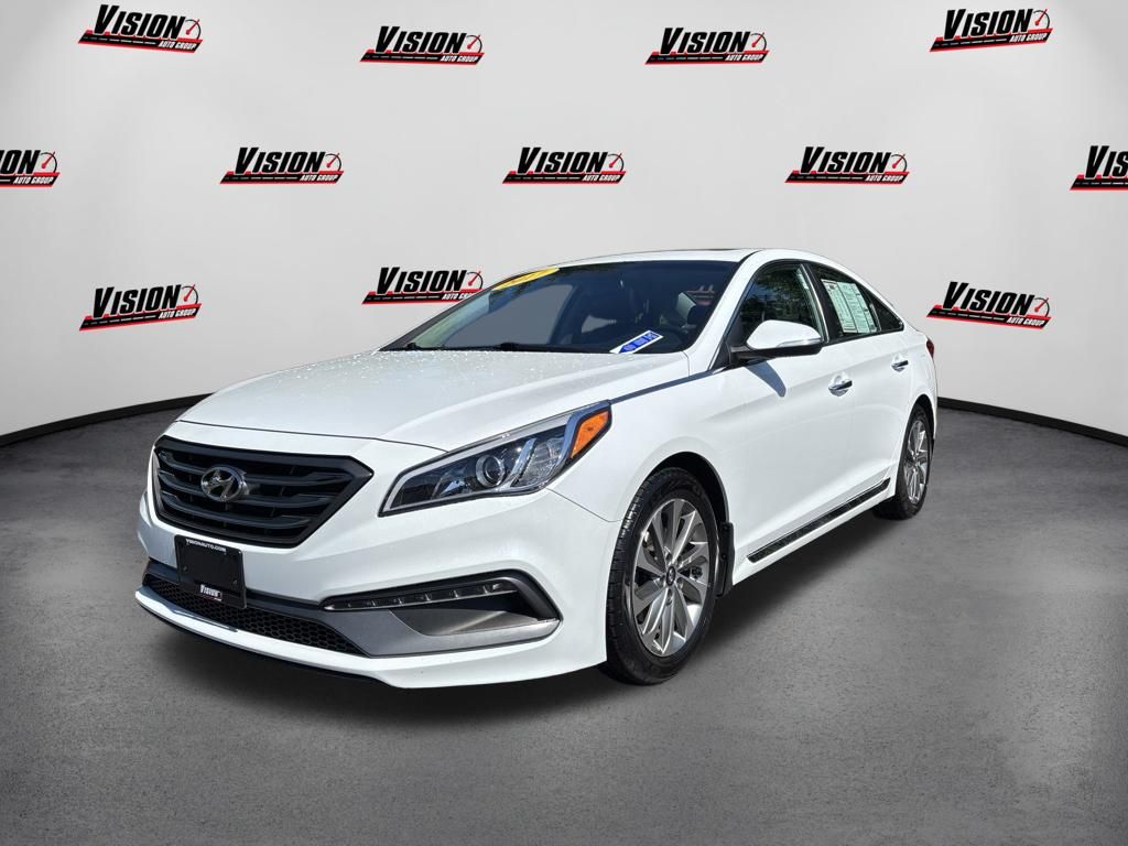 Quartz White Pearl 2017 Hyundai Sonata Sedan Front-Wheel Drive 6-Speed Automatic