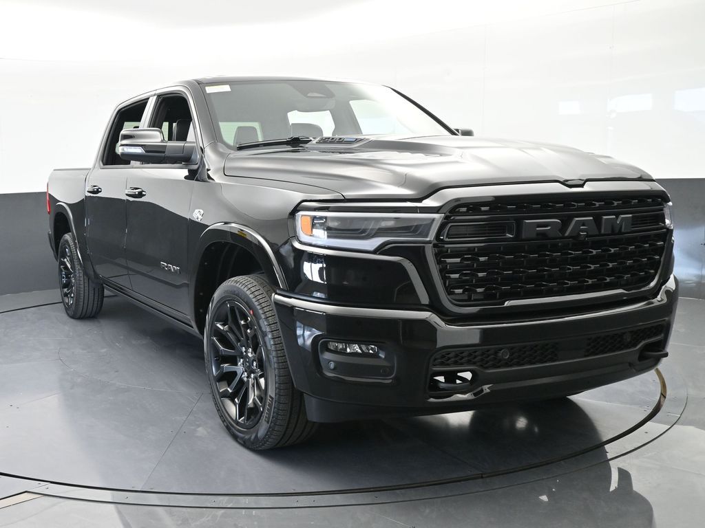New 2026 Diamond Black Crystal Pearlcoat Ram Limited image 9