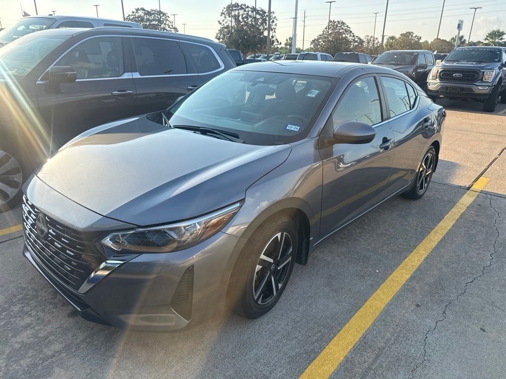 Gray (Gun Metallic) 2025 Nissan Sentra Sedan Front-Wheel Drive Continuously Variable Transmission