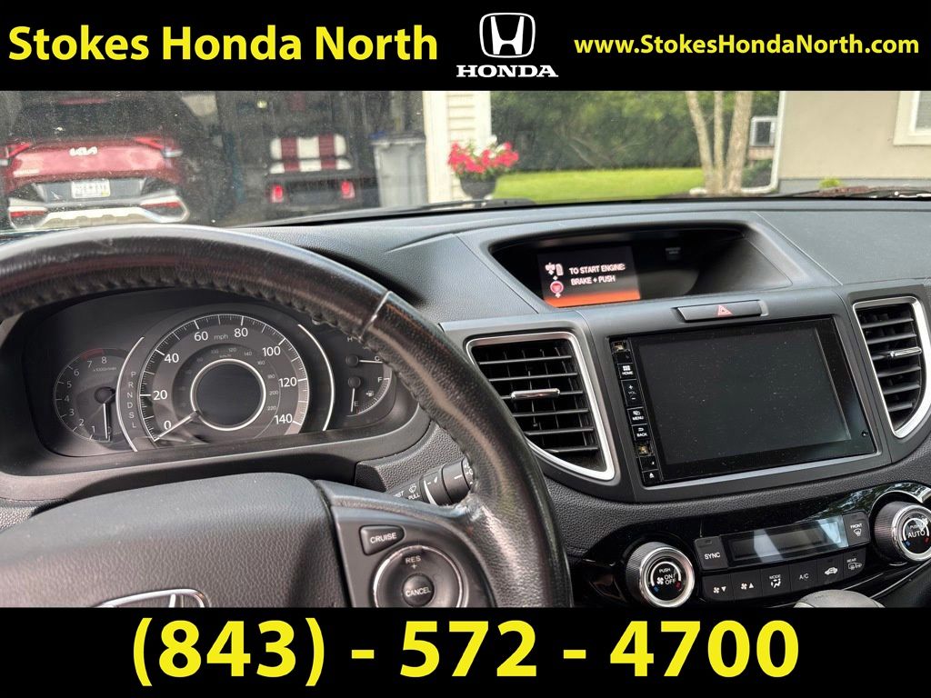 2015 Honda CR-V EX-L White at Stokes Honda North
