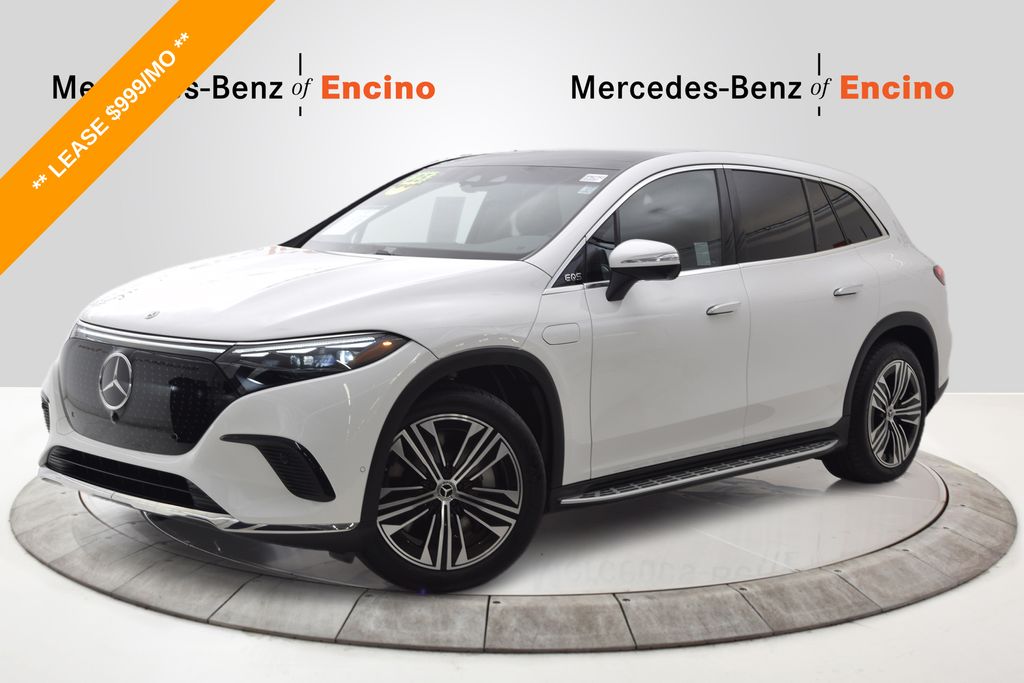 Polar White 2025 Mercedes-Benz EQS SUV 450+ RWD SUV / Crossover Rear-Wheel Drive 1-Speed Automatic