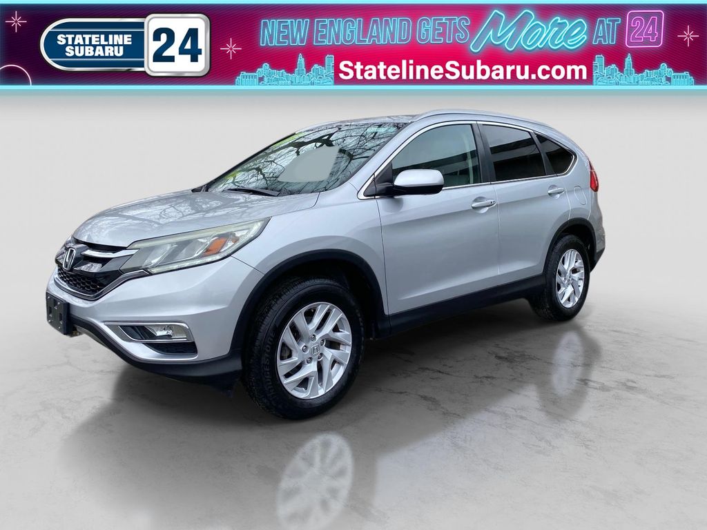 Gray 2015 Honda CR-V EX-L AWD SUV / Crossover All-Wheel Drive Continuously Variable Transmission