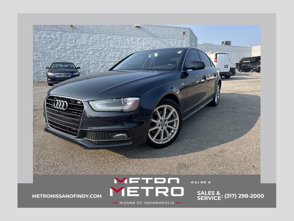 Moonlight Blue 2014 Audi A4 Sedan All-Wheel Drive 8-Speed Automatic