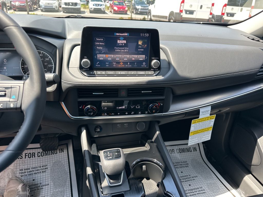 2025 Super Black Nissan Rogue SV FWD SUV