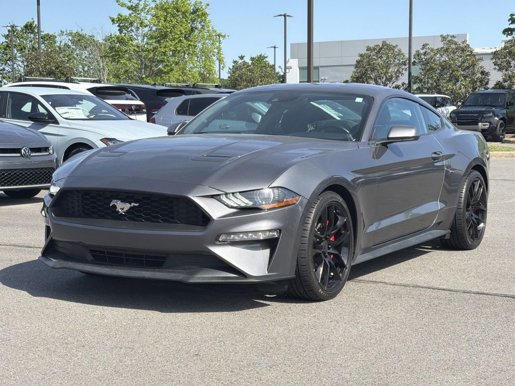 Carbonized Gray Metallic 2021 Ford Mustang EcoBoost Coupe RWD Coupe Rear-Wheel Drive Automatic