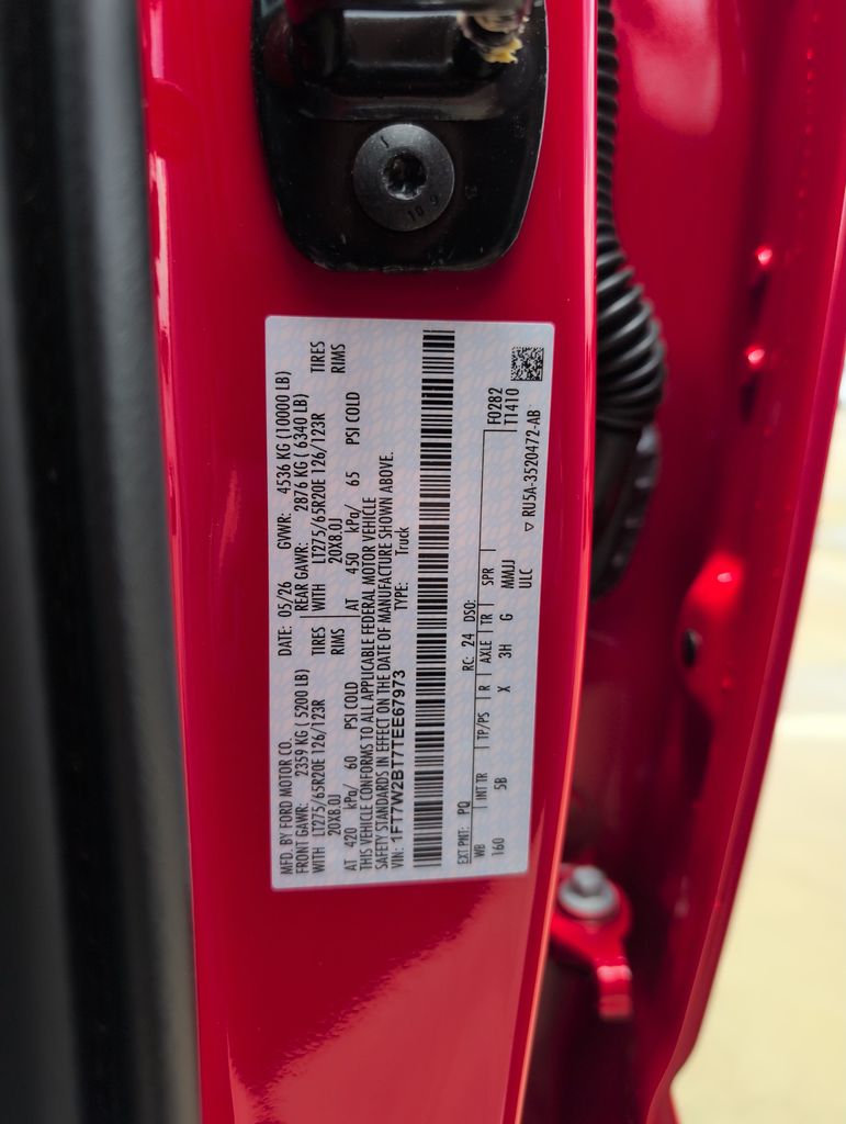 New 2026 Red Ford Lariat image 36