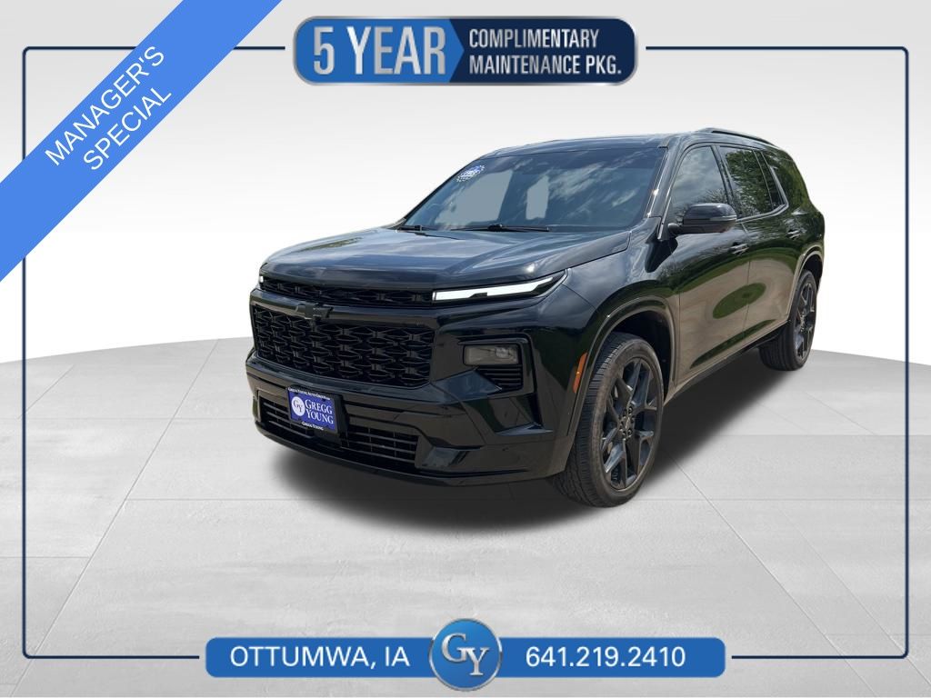 Mosaic Black Metallic 2024 Chevrolet Traverse SUV / Crossover Four-Wheel Drive 8-Speed Automatic