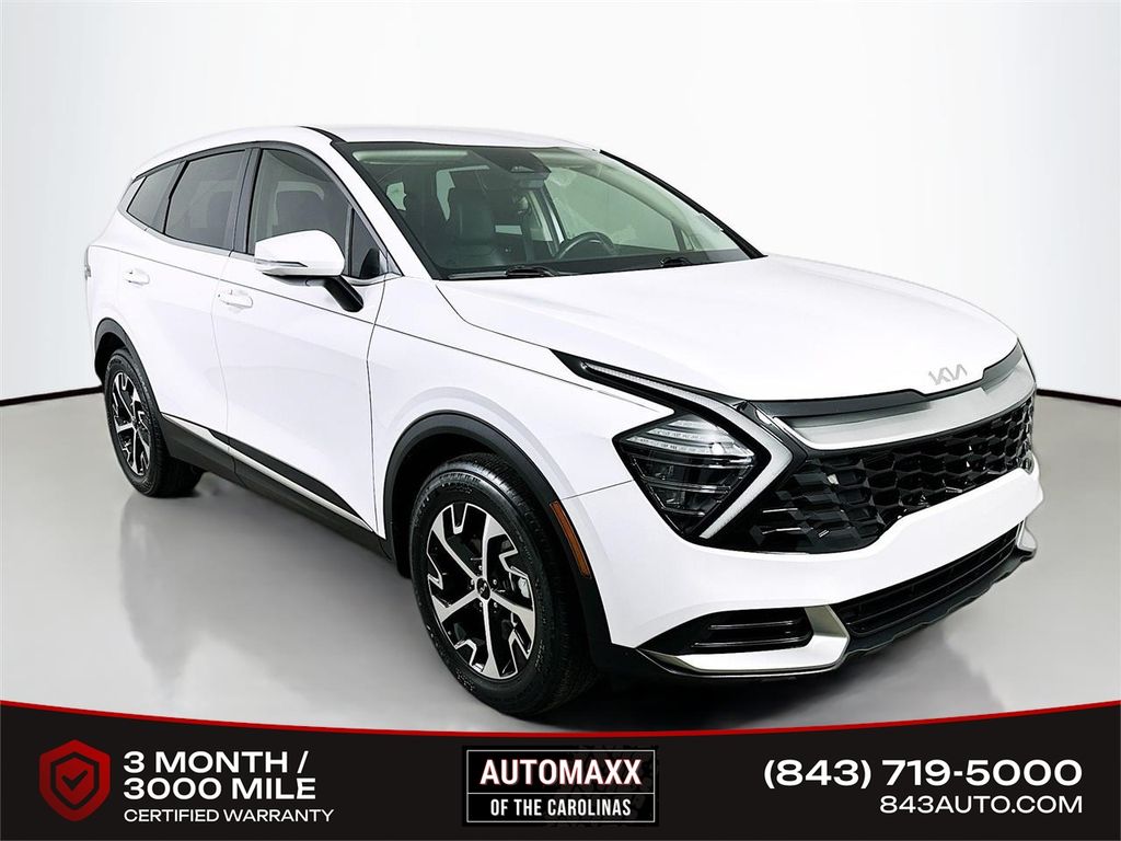 Glacial White Pearl 2025 Kia Sportage EX FWD SUV / Crossover Front-Wheel Drive 8-Speed Automatic