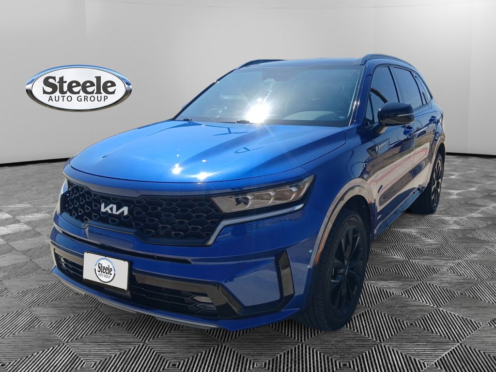 Sapphire Blue 2023 Kia Sorento SUV / Crossover All-Wheel Drive 8-Speed Dual Clutch