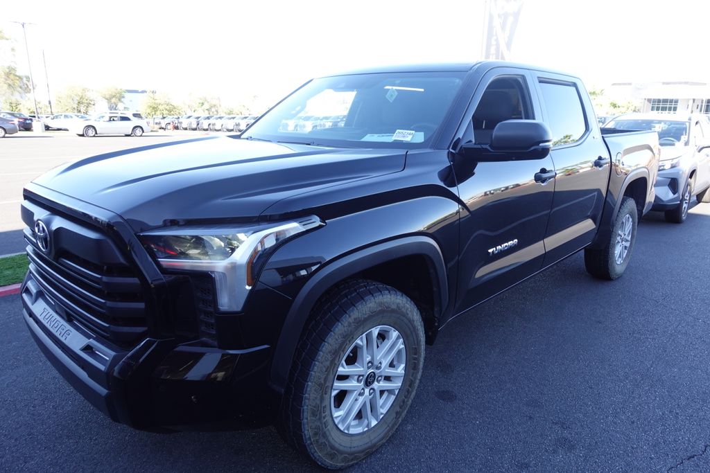 Midnight Black Metallic 2024 Toyota Tundra Pickup Truck Four-Wheel Drive Automatic