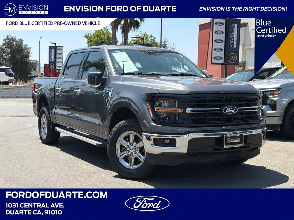Gray Metallic 2025 Ford F-150 Pickup Truck Four-Wheel Drive Automatic