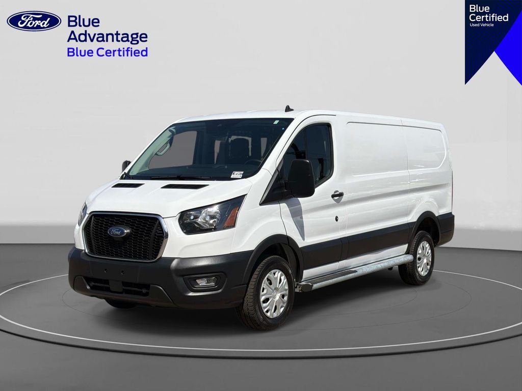 Oxford White 2025 Ford Transit Cargo Van Rear-Wheel Drive